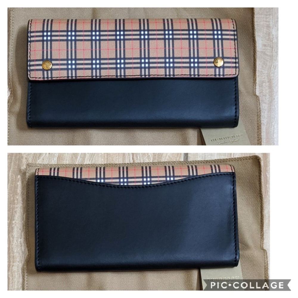 Burberry Harris Mini Check Continental Wallet